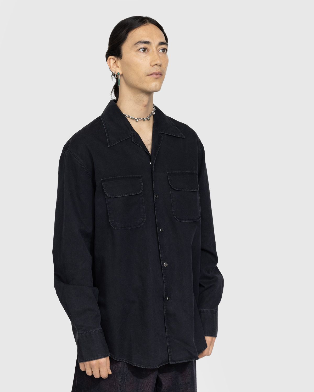 Our Legacy – Poco Shirt Black Cosmic Twill | Highsnobiety Shop